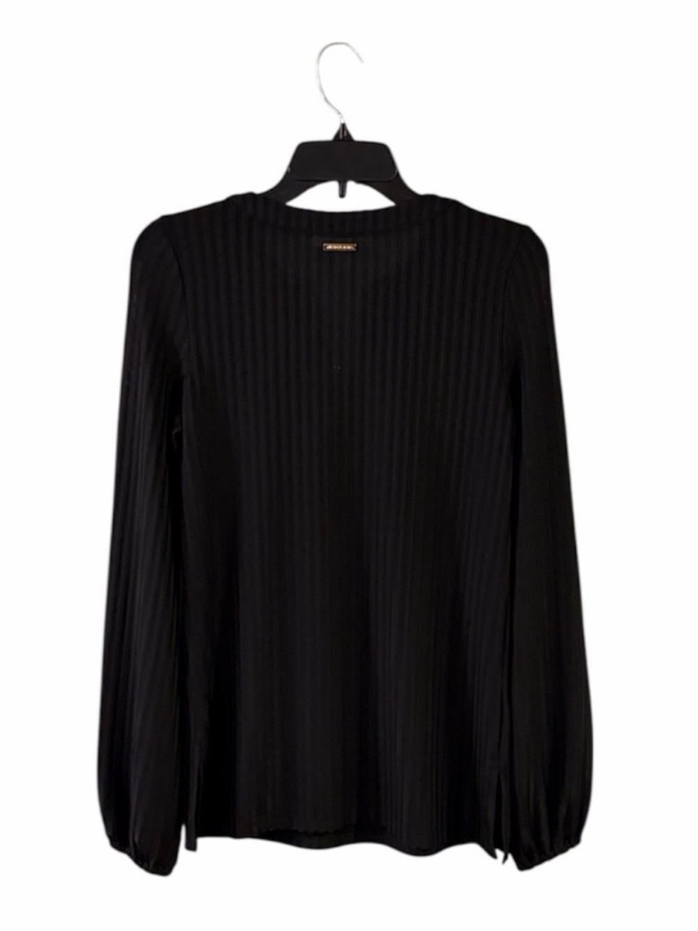 MICHAEL Michael Kors ($225) Ribbed Knit Embellished Top - PTP 20 - Picture 2 of 3